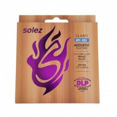 Encordoamento Guitarra Violao Brass 80/20 011 Slab11 - Solez