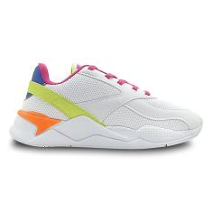 Tênis Infantil Feminino Vitz Hornet Cano Baixo Multicolor Branco Meninas-Feminino