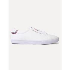 Tênis Tommy Hilfiger Masculino Couro Hockney 9Y Easy Go Branco-Masculino