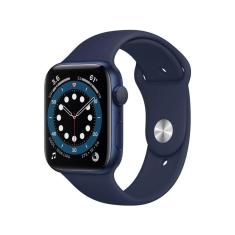 Apple Watch Series 6 40mm Caixa Azul e Pulseira Marinho-Escuro Esportiva