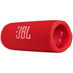 Caixa de Som Portátil JBL Flip 6 com Bluetooth, À Prova D`água – Vermelho