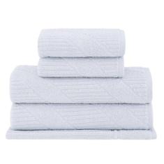 Jogo Toalhas Banho Buddemeyer 5p Jazz Cinza 1910