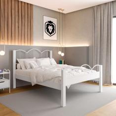 cama casal oasis branca