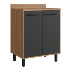 Balcão de Cozinha 70cm para Cooktop com Tampo e 2 Portas Havana Multimóveis CR20309