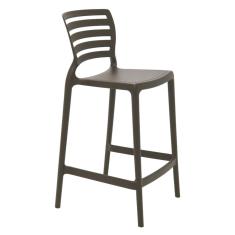 Banqueta Sofia Alta Marrom Tramontina 92127/109
