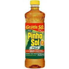 Desinfetante pinho sol original 500 ml, 500ml, 511g, 1 unidade