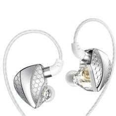 Fone de Ouvido QKZ Hi6T com Microfone In Ear Gamer DJ Retorno de Palco