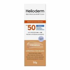 Protetor Solar Helioderm Suncare Facial Toque Seco Cor FPS50 50g