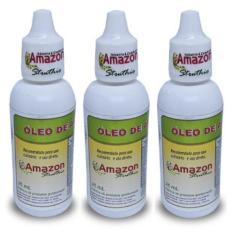Kit 3 Oleo De Avestruz Amazon Struthio - 35ml