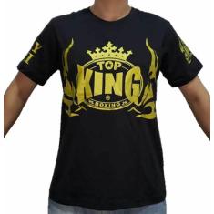 Camisa Camiseta Top King Style Muay Thai - Preta