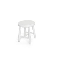 Banqueta Infantil Espanha Casatema Branco