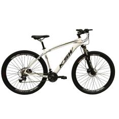   Bicicleta Aro 29 Ksw Xlt Câmbios Shimano 24v K7 Freios Hidráulicos Garfo Com Trava - Branco