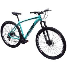   Bicicleta Aro 29 Ksw Xlt Câmbios Shimano 24v K7 Freios Hidráulicos Garfo Com Trava - Azul 