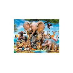 Quebra-cabeça Paisagens - Animais - Arte 1000 unidades 82447