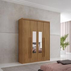 Guarda-roupa Veracruz 4 Portas com Espelho Naturalle