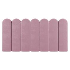 Painel Cabeceira Cama Box Solteiro Lana 100cm Suede Rosê - Abmaza