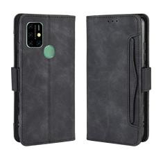 Capa com compartimento para cartão para Umidigi Power 3, capa flip de couro para Umidigi Power 3, capa magnética retrô para celular, capa carteira com compartimentos para cartão