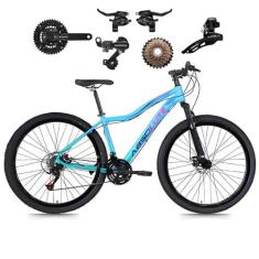 Bicicleta Aro 29 Mtb Feminina Absolute Hera Bike 21v Shimano à Disco Q
