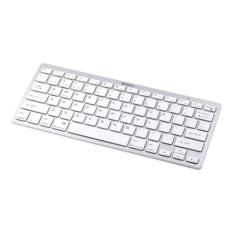 Teclado Bluetooth Sem Fio Tablet Pc Notebook Branco - Hrebos