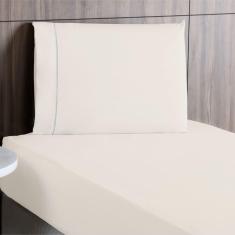 Jogo De Lençol Solteiro Percal 200 Fios 2 Peças - Palha