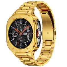 Watch Band + Case baiteyou em aço inoxidável para Samsung 47 mm