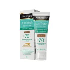 Protetor Solar Facial Para Pele Oleosa Neutrogena Sun Fresh Derm Care 