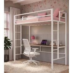 Beliche Suspenso de Solteiro em Ferro Jolie - Camas e Beliches