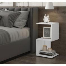 Escrivaninha Para Quarto Em Formato De S - Branco Tx