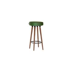 Banqueta Moderna Alta Roma Slim Verde 70cm