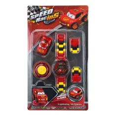 Lego Relógio Aranha Infantil Pulseira Ajustável + Mini Boqueninho Giratório 360