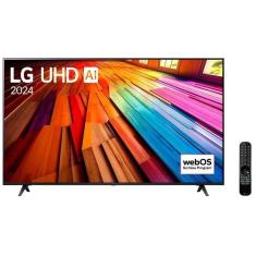 Smart TV LG 65&quot; 4K Ultra HD 65UT8050PSA Processador a5 Ger7 AI Alexa/Chromecast integrado Otimizador de Jogos webOS 24 com Controle Smart Magic