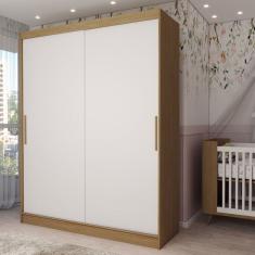 Guarda-Roupa Infantil Swift 2 Portas 2 Gavetas Cinamomo/Branco - Panorama Móveis
