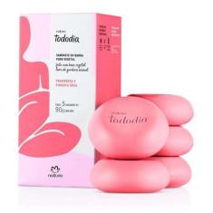 Sabonete Natura Tododia Framboesa e Pimenta Rosa 90g 5un