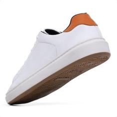 Tênis Moderno Confort Homem Estiloso Macio Leve em Couro Legitimo - Vw