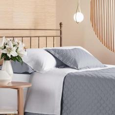 Jogo De Cama Solteiro 200 Fios Privilege Andreza Branco - Andreza Enxo