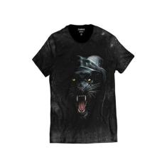 Camiseta Pantera Negra Onça Pintada - Di Nuevo, Preto, XXG