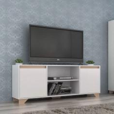 Rack para TV 42 Polegadas 2 Portas 3 Prateleiras Benevello Quiditá