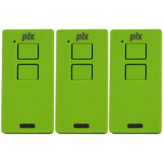 3 Controle Portão Alarme Cerca Elétrica 433,92mhz Tix Pix Garen Ppa Za