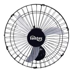  Ventilador De Parede Tex6 60cm Bivolt 210w Ventex, Tex6, Bivolt