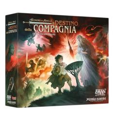 Asmodee,O Senhor dos Anéis: Sina da Sociedade-Um jogo Pandemic System,Jogo de Tabuleiro Para Gamer,Idade +14,1-5 jogadores,Partidas de até 150 min.