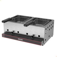 Fritadeira Gás Inox FRGC 6 Metalcubas 6 Litros Gás