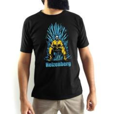 Camiseta Masculina Breaking Thrones Preta - Hipsters Camisetas, Preto,