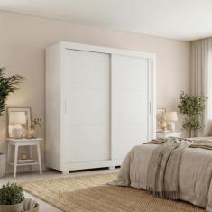 Guarda Roupa Casal Titanium 2 Portas de Correr 4 Gavetas - Zanzini