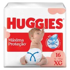 Fralda Huggies Supreme Care XG com 16 Unidades