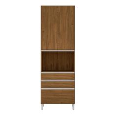 Paneleiro Bartira Amazonita com 2 Portas, 3 Gavetas e 3 Prateleiras - 71cm de largura