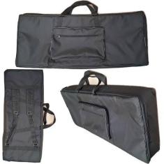 Capa Bag Master Luxo Para Teclado Yamaha Motif Xf7 (Preto)