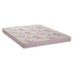 Colchão Casal Physical Resistente Lilás E Branco 14x138x188 Ortobom