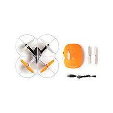 Drone Multilaser Fun Move Controle remoto com sensor de movimento Alcance de 30m Bateria 7 minutos Flips em 360° Branco/Laranja - ES254 CX 1 UN