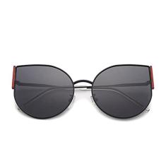 Óculos de Sol Feminino Design Olho de Gato Oley Polarizado com Proteção Uv400 (Vermelho)
