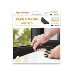 Veda Fresta 2 X 9Mm Comfort Door Preto